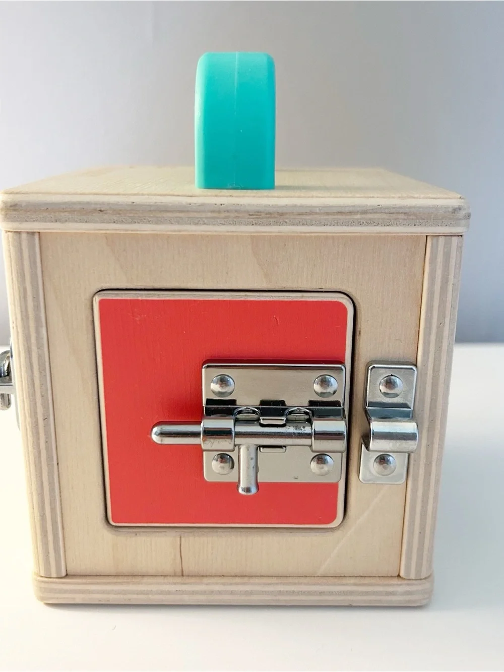Love very Lockbox Wooden Toy - Portable Problem-Solving Activity